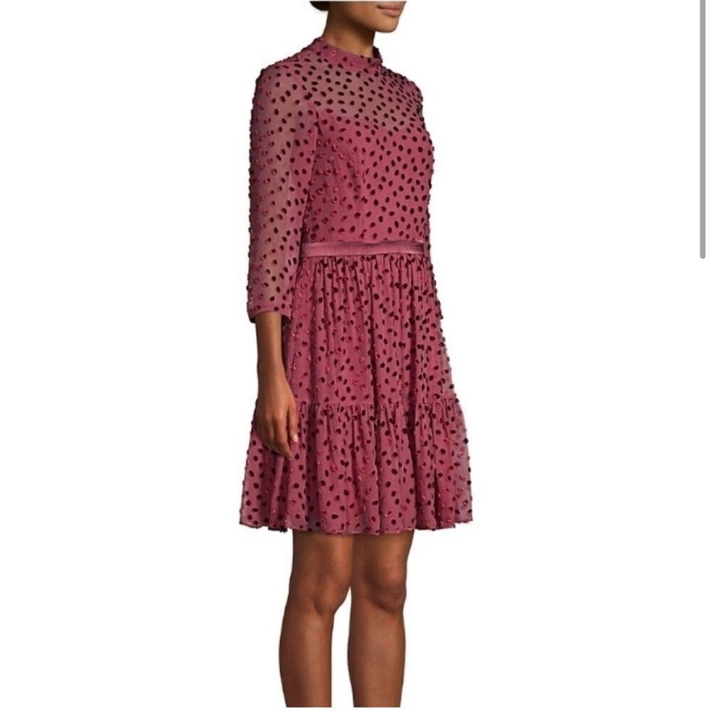 Rebecca Taylor Dotted silk dress
